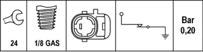 HELLA 6ZL 003 259-511 Yag Basınç Müsürü 1131J1 30874788 37241RNAA01 3782073HP0000 7792397 8353060020 83530AA011 J8353014070 N3H118501