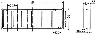 HELLA 8HG 713 626-001 Anahtar Tutucusu Universal Cv 753so188-D45064900-N1011035133--------- 14310250 500259062