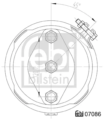 FEBI BILSTEIN 07086 Fren Sılındır Mebranı 6212188