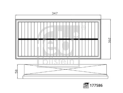 FEBI BILSTEIN 177586 Hava Fıltresı LR129322