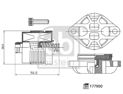 FEBI BILSTEIN 177900 Hidrolik Filtre 30787687