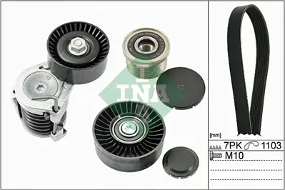 INA 529 0064 10 V Kayıs Gergı Setı Bmw E81 E87 E90 N43 7560986 7631812