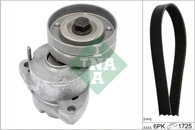 INA 529 0095 10 Alternator Gergı Rulmanı (Kutuklu) + Kayıs Astra F G H Vectra A B Corsa B Combo Zafıra 1,4 1,6ı 1,8ı 96435138