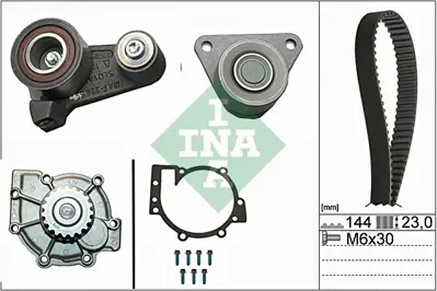 INA 530 0250 30 Trıger Setı (Devırdaımlı Set) Volvo  850 (854) 2.0 94>96 S70 (874) 2.0 97>00 V70 I (875, 876) 2.4 95 91463779