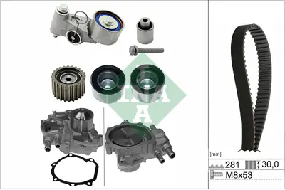 INA 530 0563 30 Eksantrık Rulman Kıtı (Trıger Set) + Devırdaım Froster 2.0 Awd 08-13 Impreza 00-> 21111AA240