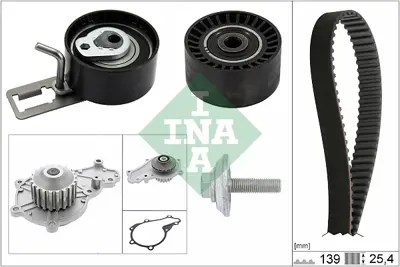 INA 530 0577 30 Trıger Eksantrık Gergı Setı + Devırdaımlı Su Pompası 206 207 307 C1 C2 C3 I Iı Iı 9687722580 AV2Q8B596AA