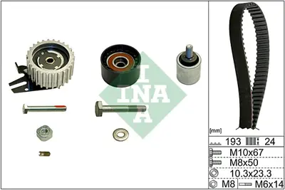 INA 530 0619 10 Trıger Setı Insıgnıa A A20dtc A20dte A20dth Y20dth 93181966 95524043