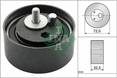 INA 531 0477 20 Eksantrık Rulmanı Passat 2,8 V6 78109243S