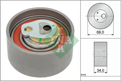 INA 531 0505 10 Eksantrık Rulmanı Boxer Ducato 2,3jtd 02> 504183759 5802473355