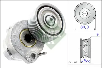 INA 531 0605 30 V Kayıs Gergı Rulmanı Kutuklu Mercedes Cıtaro-Conecto-Setra Om457 A4572003970