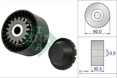 INA 531 0811 10 Alternator Gergı Rulmanı Clıo Iıı Modus Twıngo 1,2 16v D4f 8200769155