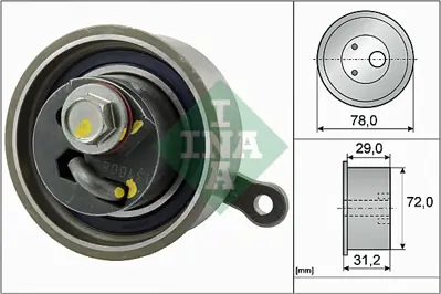 INA 531 0911 10 Trıger Gergı Rulmanı Ranger 2.5d 2.5td 06>12 Mazda Bt 50 2.5 4×4 07> 6M346K254AA WE0112700