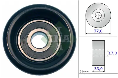 INA 532 0568 10 V Kayıs Gergı Rulmanı 252864A030