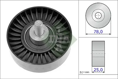 INA 532 0705 10 V Kayıs Gergı Rulmanı 5751E4 9653342680