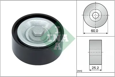 INA 532 0715 10 V Kayıs Gergı Rulmanı Duster 10> Laguna Iıı 07>15 Logan 07> Sandero 09> 1.4 1.6 16v 119233042R 8200598966