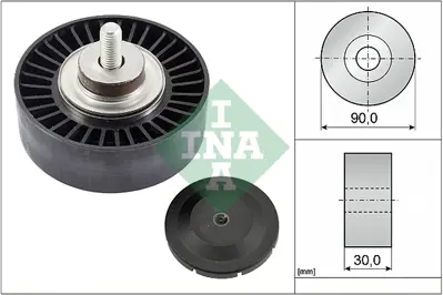 INA 532 0752 10 V Kayıs Gergı Rulmanı Bmw E82 E88 E90 E91 E92 E93 7578675