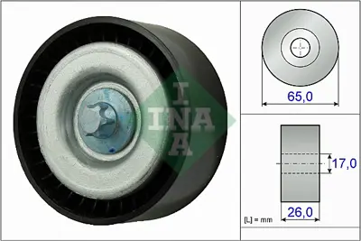 INA 532 0777 10 Alternatör Gergi Rulmanı A1592020219