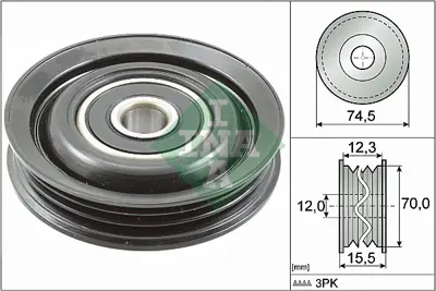 INA 532 0786 10 V Kayıs Gergı Rulmanı 11927AX000