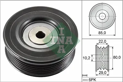 INA 532 0799 10 V Kayıs Gergı Rulmanı 1357022010