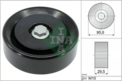 INA 532 0959 10 V Kayıs Gergı Rulmanı 252862B040