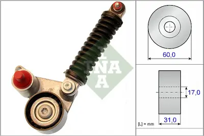 INA 533 0107 10 V Kayıs Tıtresım Amortısoru 1754067JA2