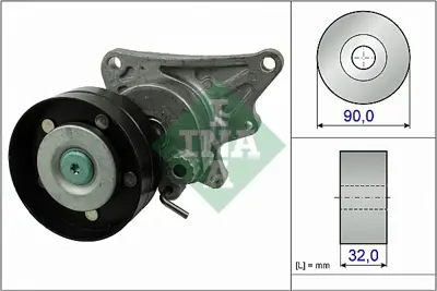 INA 534 0473 10 V Kayıs Gergı Kolu Mercedes C219 W220 R129 R230 W463 A1132000170