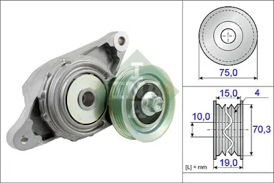 INA 534 0489 10 V Kayıs Gergı Kutugu 31170RBJ003