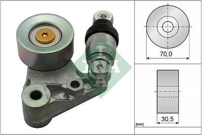 INA 534 0629 10 Gergi Rulmanı 11750MA71C