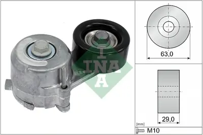 INA 534 0650 10 Spannarm. Keilrippenriemen Opel/Vauxhall 636288