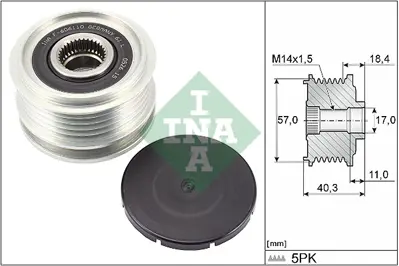 INA 535 0295 10 Alternator Gergı Rulmanı Hyundaı I30 1,6 Crdı 2015> Kıa Ceed 1,6 Crdı 2015> 373212A700