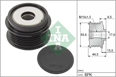 INA 535 0319 10 Alternator Kasnagı 52123467