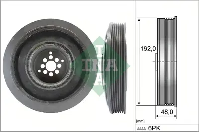 INA 544 0102 10 Krank Kasnagı 59105251S