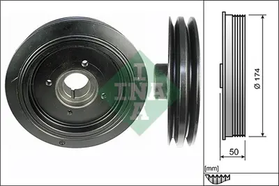 INA 544 0107 10 Krank Kasnagı MD374223