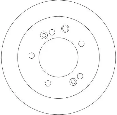 TRW DF4394 Arka Fren Dıskı Aynası Kıa Sorento 2.5 Crdı 06-> 315mm Y-87.5mm  584113E300