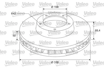 VALEO 185814 Fren Diski X1 Toyota Land Cruıser J150 4351260191