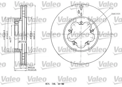 VALEO 187150 Fren Dıskı Ön 1371394