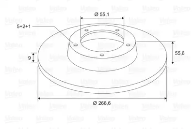 VALEO 197657 Fren Dıskı (Arka) (X2) Toyota Celıca 08.99>07.05 4243147030