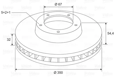 VALEO 197769 Fren Dıskı On X166 15>19 W166 11>18 C292 15>19 A1664211012