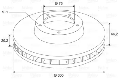 VALEO 197786 Fren Dıskı Arka Havalı Kaplamalı Bmw F30 F32 F34 F36 34216864900