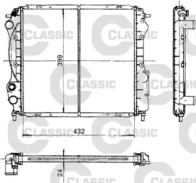 VALEO 230181 Classıc Radyator Renault Clıo 