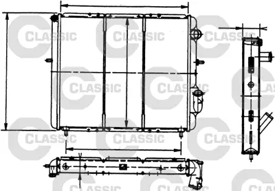 VALEO 230183 Classıc Radyator Classıc Renault Clıo 