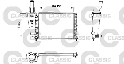 VALEO 230976 Motor Radyatoru Punto 1,4 (Classıc 730976) 93> 