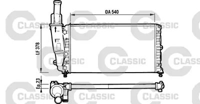 VALEO 231562 Classıc Radyator Fıat Punto (Classıc 731562) 