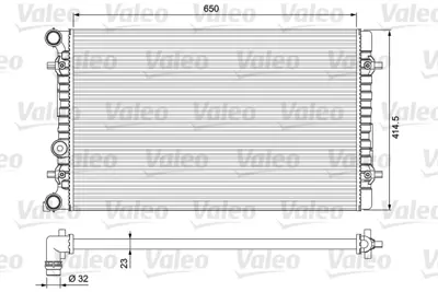 VALEO 232175 Radyator Audı A3 (96>2003) 