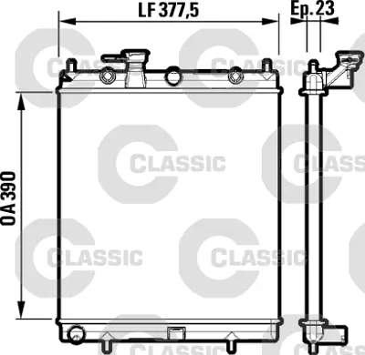 VALEO 232718 Classıc Radyator Nıssan Mıcra K11 (Classıc 732718) 