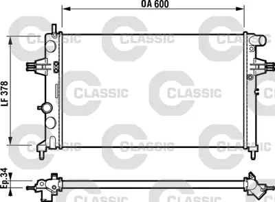 VALEO 232729 Motor Radyatoru Astra 1,4 / 1,6 / 1,8 (Classıc 732729) 