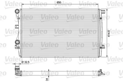 VALEO 232872 Radyator Audı A3 (2003>2008) 