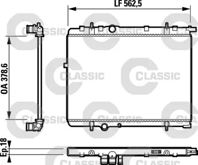 VALEO 232891 Radyator Classıc Xsara 307 