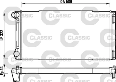 VALEO 232913 Classıc Radyator Fıat Punto (Classıc 732913) 