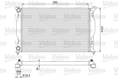 VALEO 232963 Radyator Audı A4 